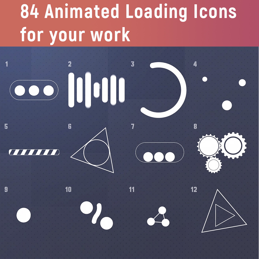84 Animated Loading Icons Mega Pack Video Effects Picture 8