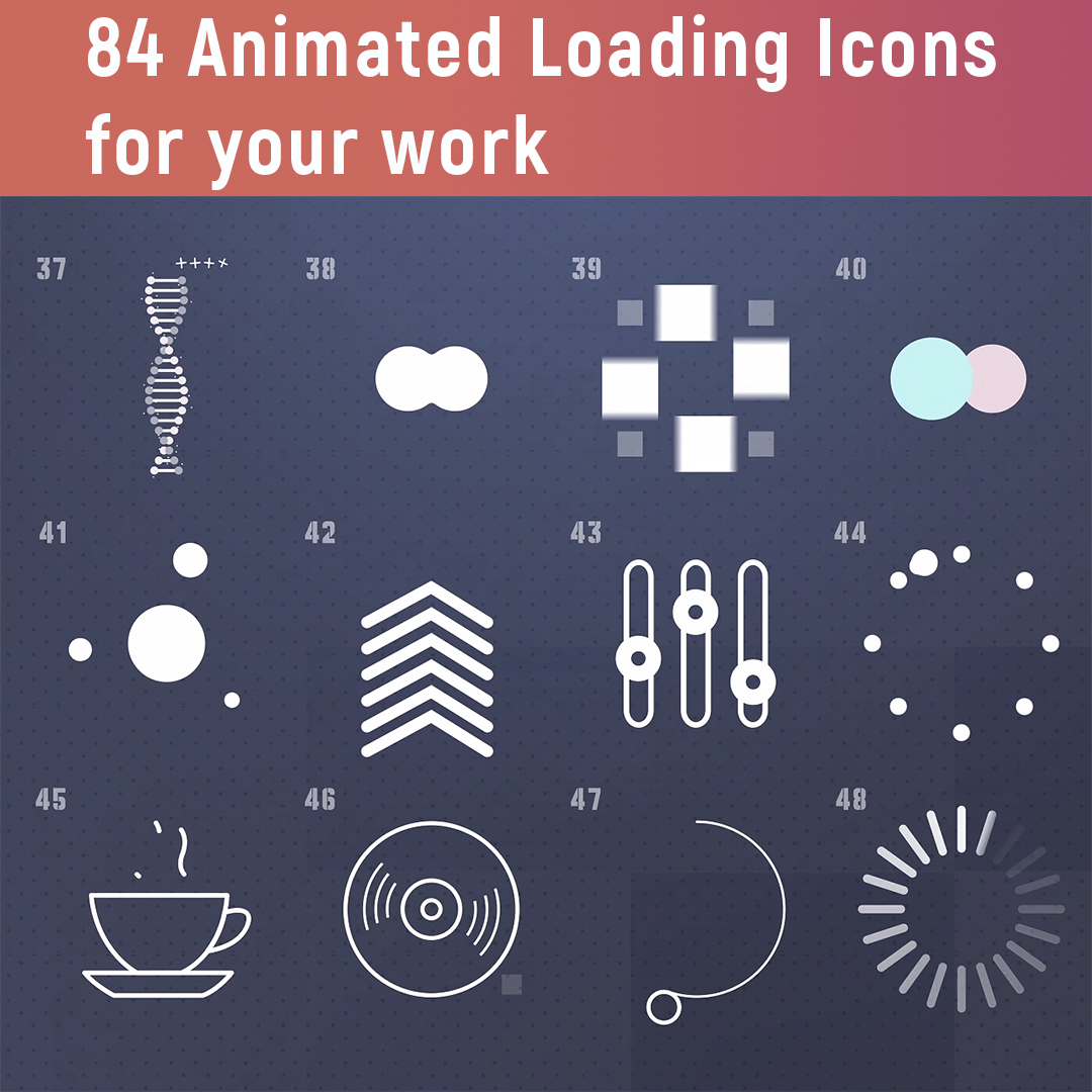 84 Animated Loading Icons Mega Pack Video Effects Picture 5