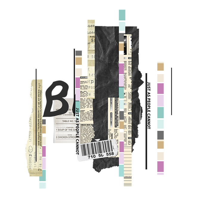 Animated Typographic Collage Of Garbage Video Effects Baner 9
